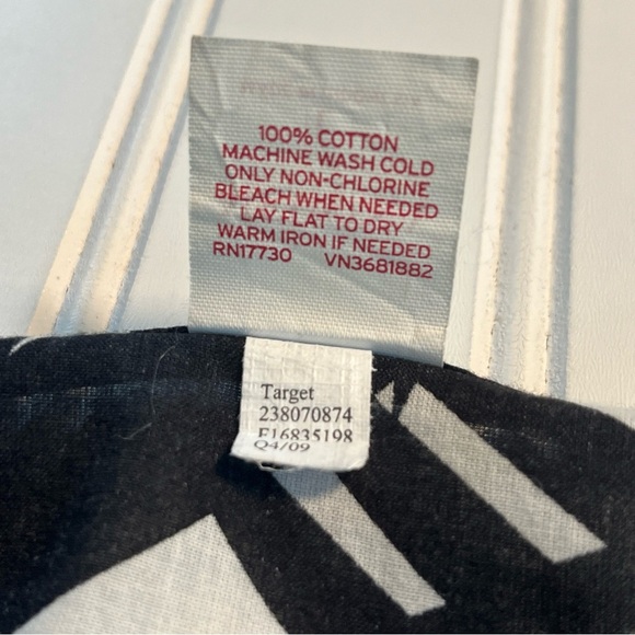 Merona Women's Black White Lightweight Dress Or Swimsuit Coverup Size Large - Picture 7 of 10